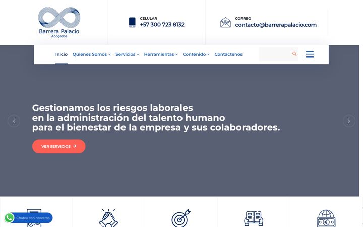 Screenshot of barrerapalacio.com
