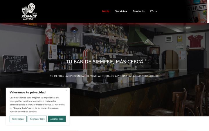 Screenshot of barresbalon.es