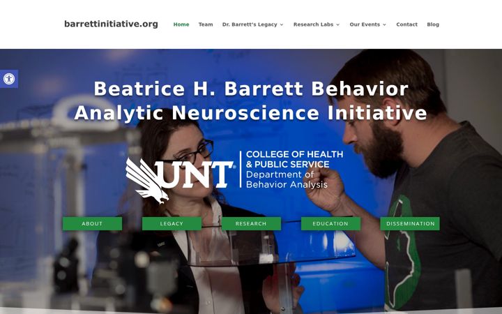 Screenshot of barrettinitiative.org