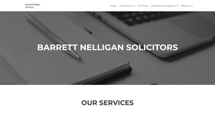 Screenshot of barrettnelligan.com