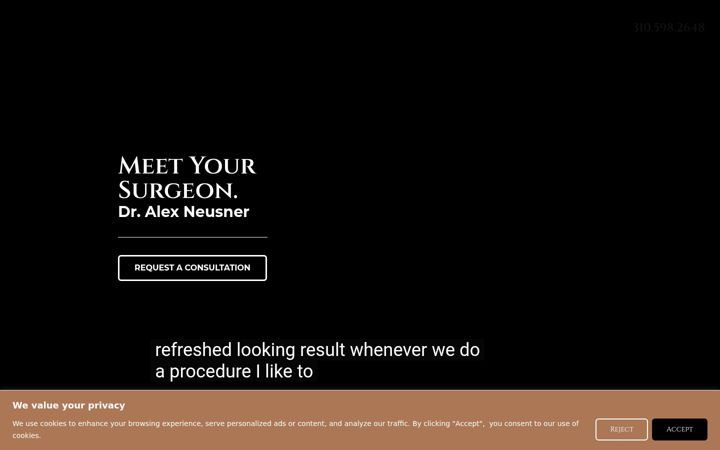 Screenshot of barrettsurgeons.com