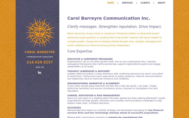 Screenshot of barreyre.com