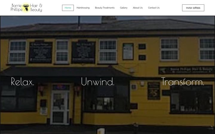 Screenshot of barriephillipe.co.uk