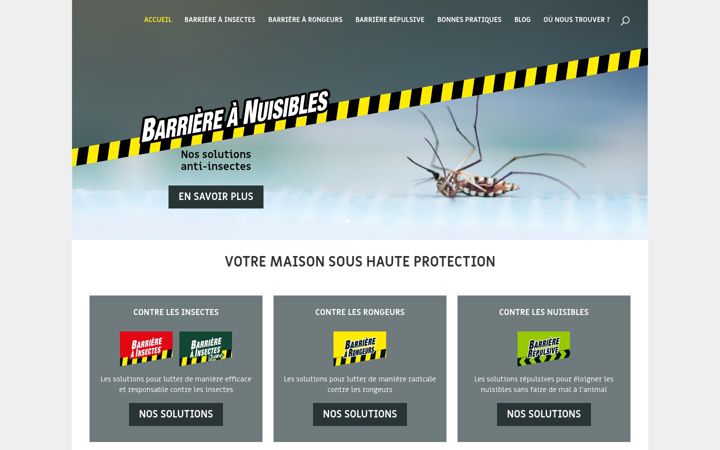 Képernyőkép: barriere-a-nuisibles.fr