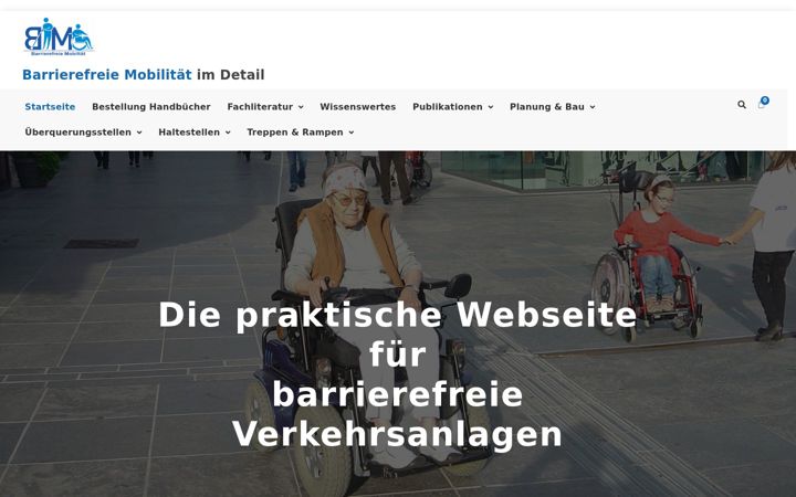 Screenshot of barrierefreie-mobilitaet.de