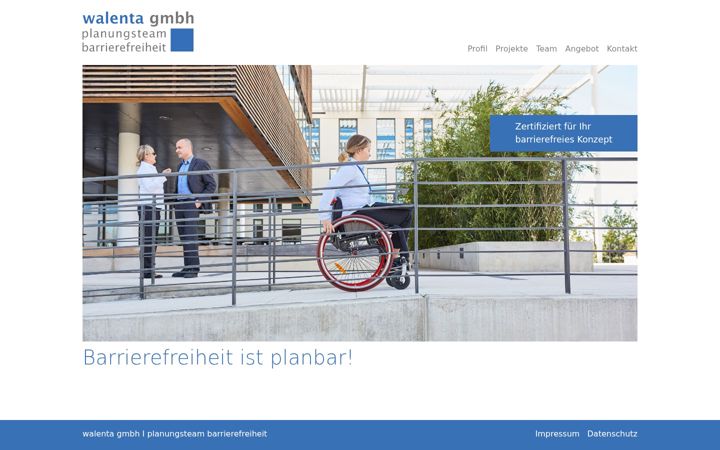 Snímek obrazovky barrierefreikonzept.de