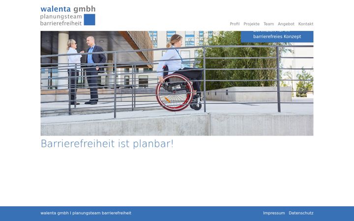 Screenshot of barrierefreikonzepte.de