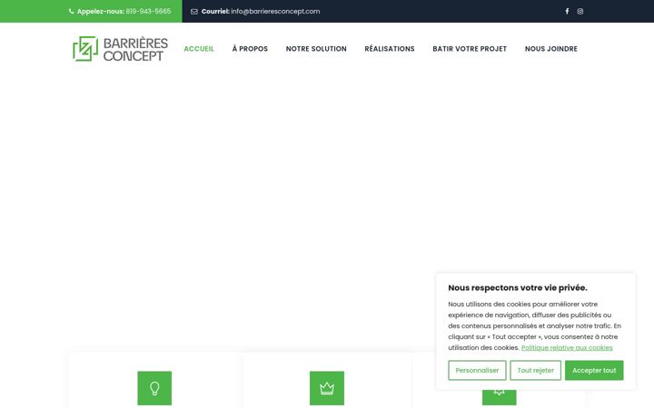 Screenshot of barrieresconcept.com