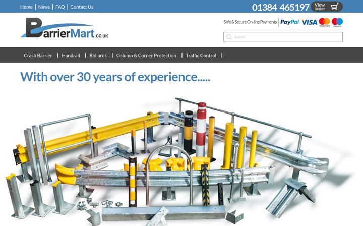 Screenshot ta' barriermart.co.uk