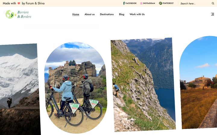Screenshot of barriersandborders.com