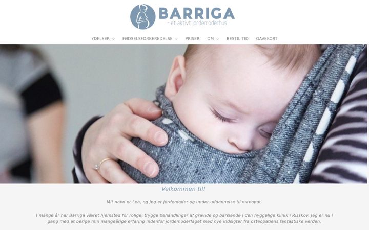 Screenshot of barriga.dk