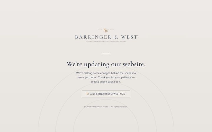Screenshot of barringerwest.com
