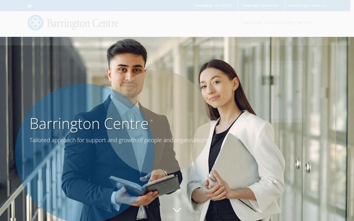 Screenshot of barringtoncentre.com