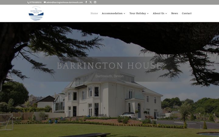 Screenshot of barringtonhouse-dartmouth.com