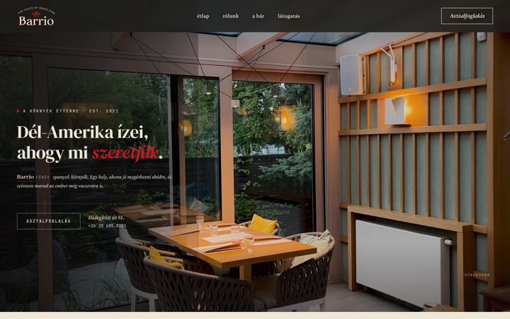 Screenshot of barriobudapest.hu