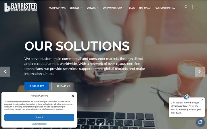 Screenshot of barrister.com