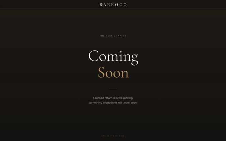 Screenshot of barrocoitalia.com