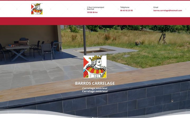 Képernyőkép: barros-carrelage.fr