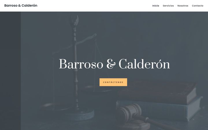 Screenshot of barroso168.es