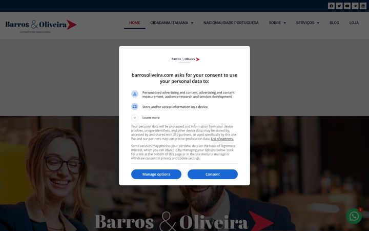 Screenshot of barrosoliveira.com