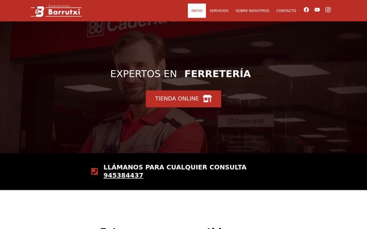 Screenshot of barrutxi.com