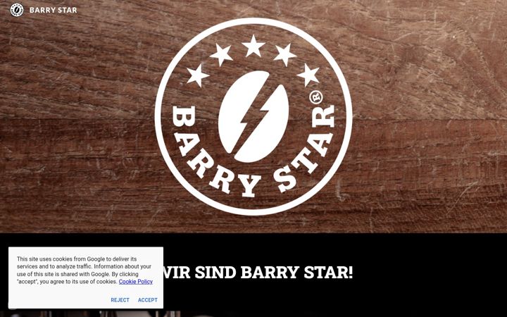 Screenshot of barrystar.net