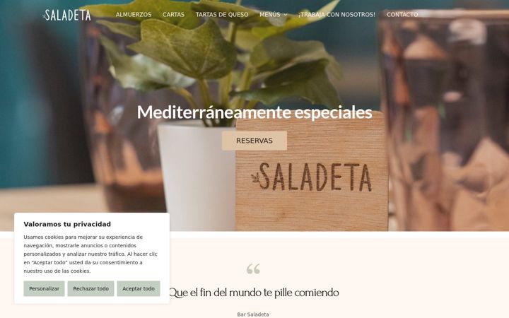 Screenshot of barsaladeta.com