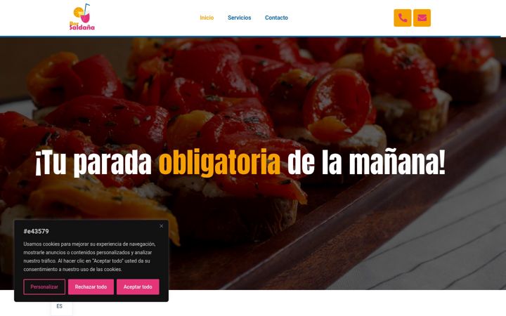 Screenshot of barsaldana.com