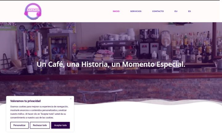 Screenshot of barsamsara.com