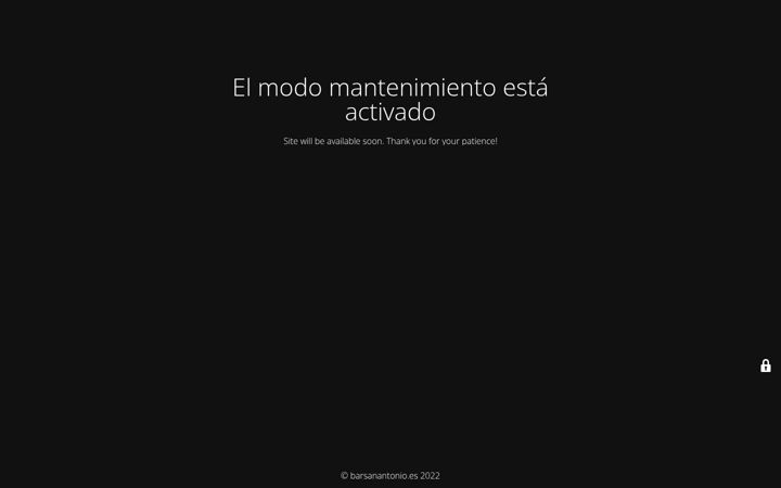 Screenshot of barsanantonio.es