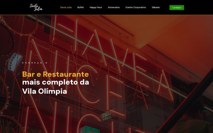 Screenshot του barsantajulia.com.br