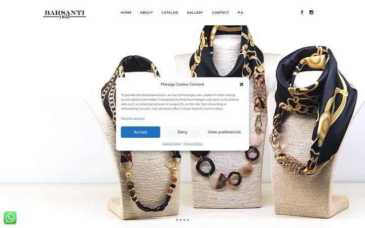 Screenshot of barsanti1835.com