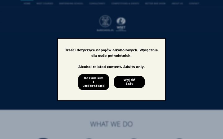 Screenshot of barschool.pl