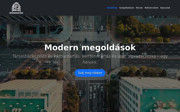 Screenshot of barsdesign.hu