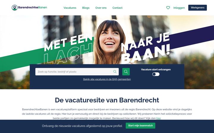 Screenshot of barsebanen.nl
