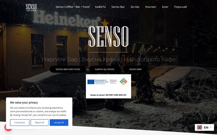 Screenshot of barsenso.com