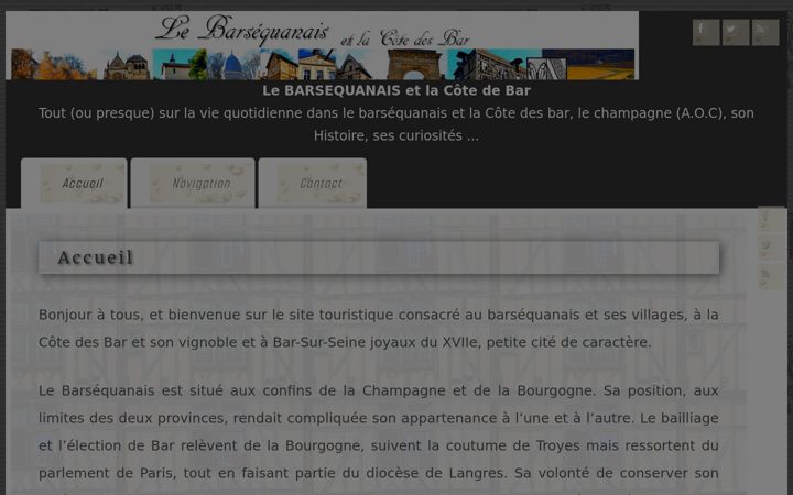 Screenshot of barsequanais.fr
