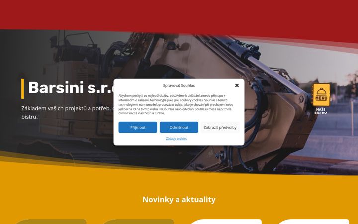 Screenshot of barsini.cz