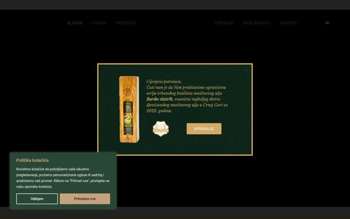 Screenshot of barskozlato.me