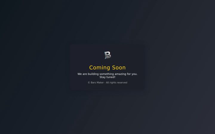 Screenshot of barsmaker.com