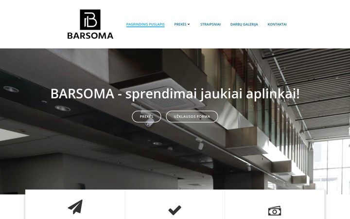 Skjermbilde av barsoma.lt
