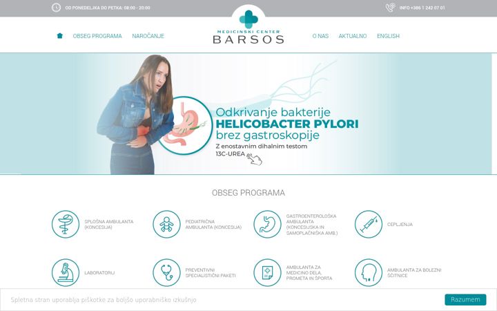 Screenshot of barsos.si