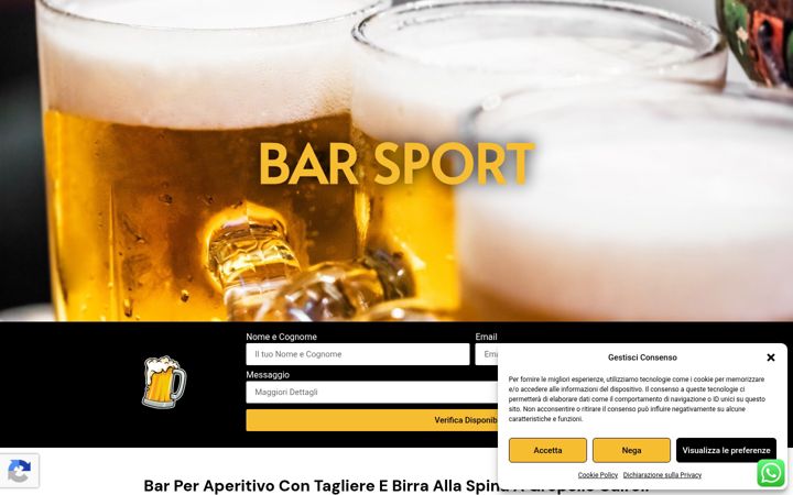 Screenshot of barsportdiguarinomichael.it