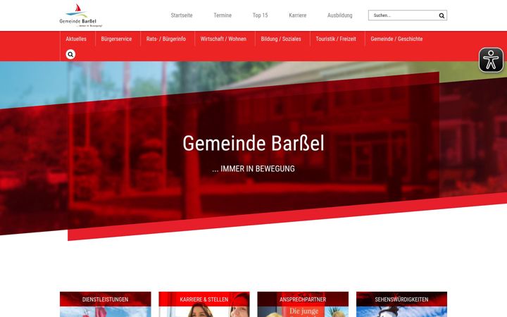 Screenshot of barssel.de
