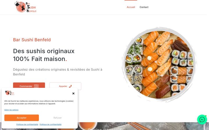 Screenshot of barsushibenfeld.com