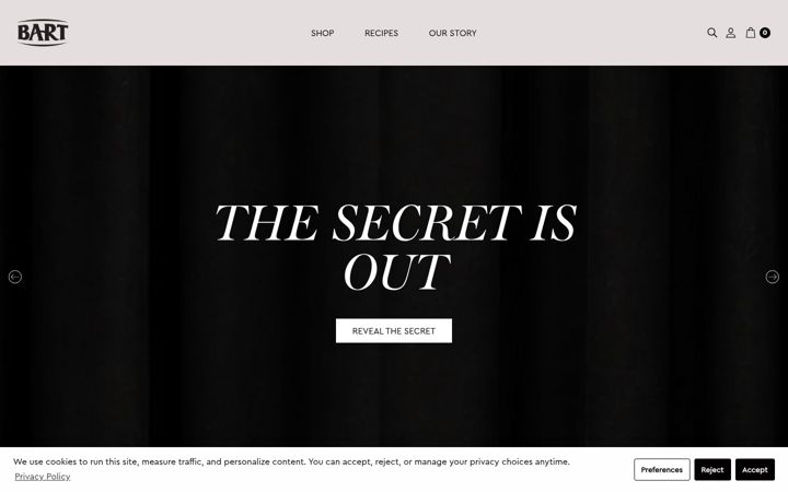 Screenshot of bart.co.uk