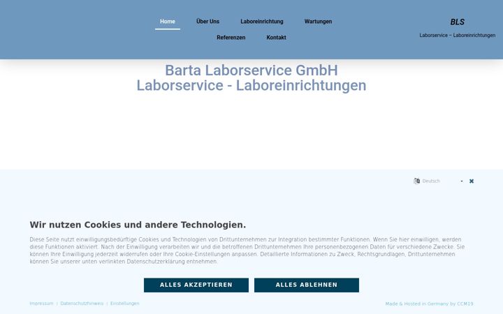 Screenshot of barta-laborservice.de