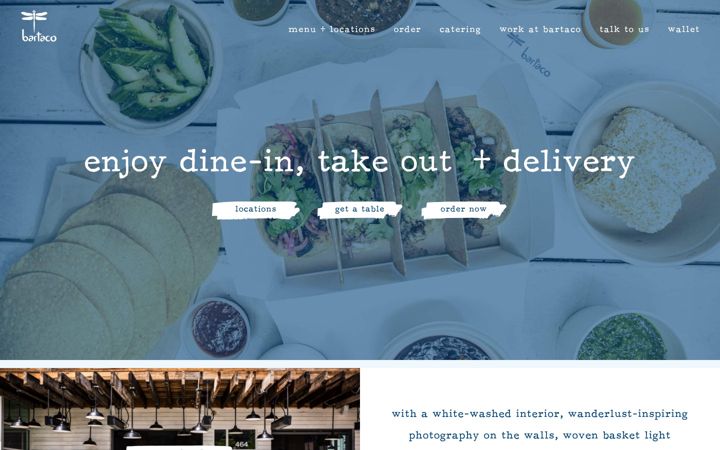 Screenshot of bartaco.com