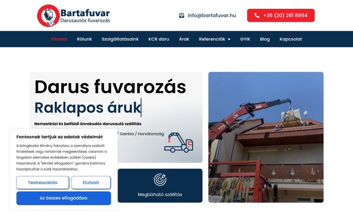 Screenshot of bartafuvar.hu