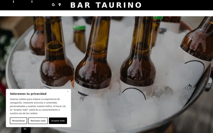 Screenshot of bartaurino.com